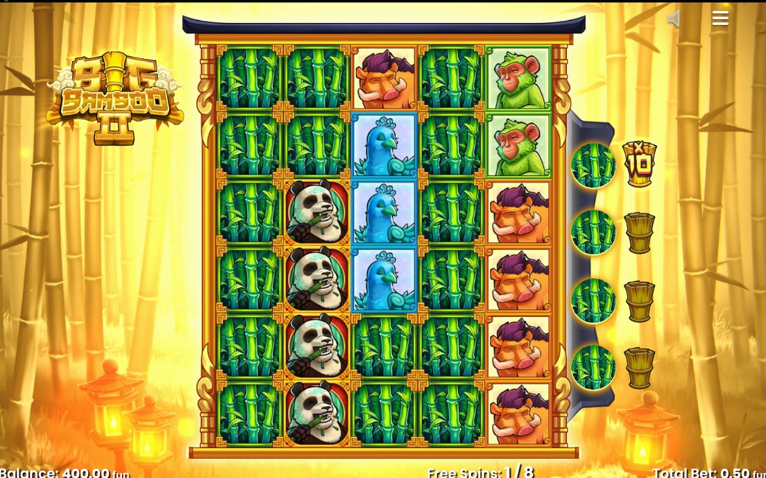 Low Symbol Meter sammelt Bonus- und Extra Spin Symbols